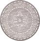 8' x 8' Modern Classical Round Rug thumbnail
