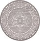 6' x 6' Modern Classical Round Rug thumbnail image 9