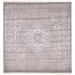 8' x 8' New Vintage Square Rug