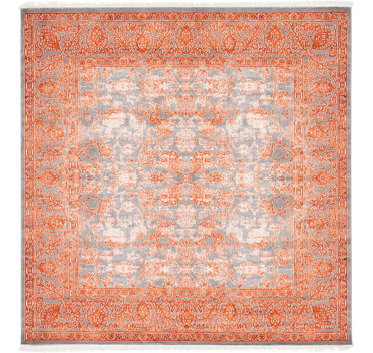 8' x 8' New Vintage Square Rug