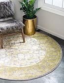 8' x 8' New Vintage Round Rug thumbnail