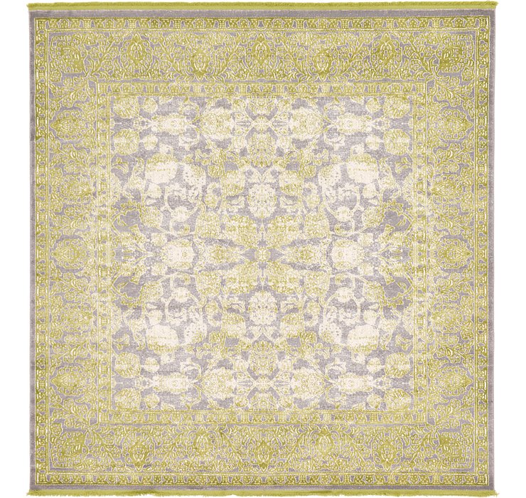 8' x 8' New Vintage Square Rug