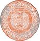 245cm x 245cm New Vintage Round Rug thumbnail image 8