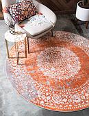 183cm x 183cm New Vintage Round Rug thumbnail image 1
