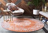 183cm x 183cm New Vintage Round Rug thumbnail image 2