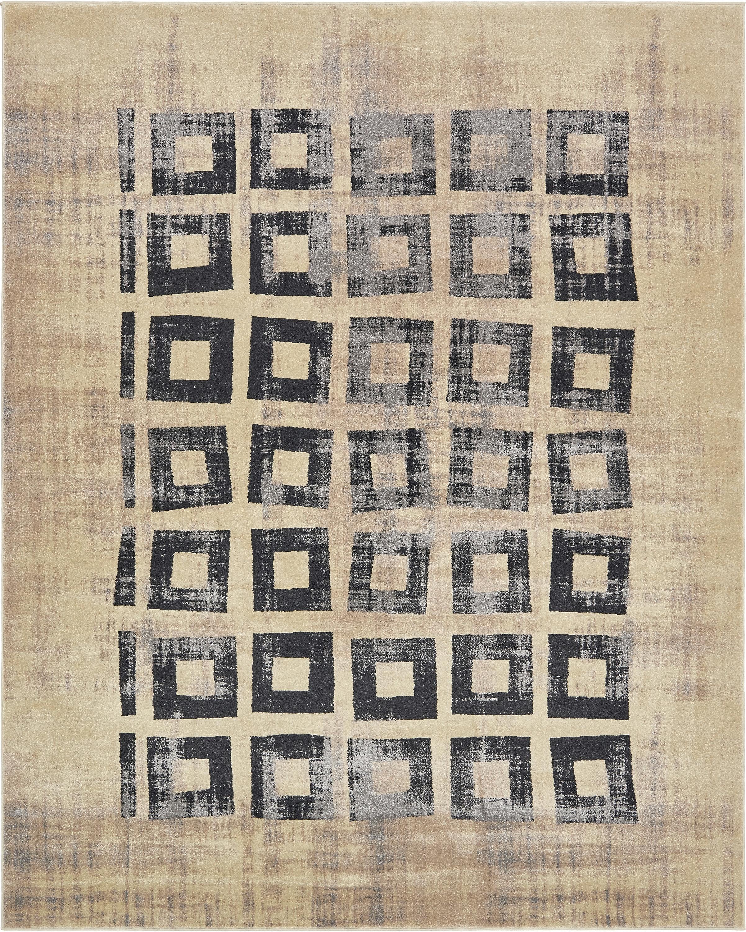 Black 8' x 10' Dimensions Rug iRugs UK