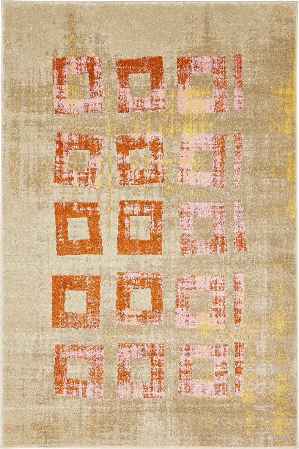 Orange 4' x 6' Dimensions Rug Area Rugs eSaleRugs