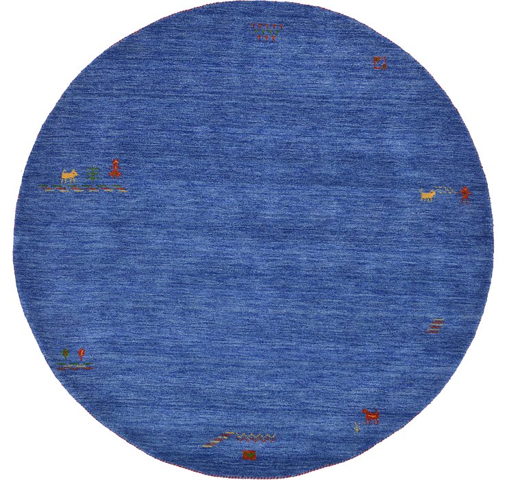 6' 6 x 6' 6 Indo Gabbeh Round Rug