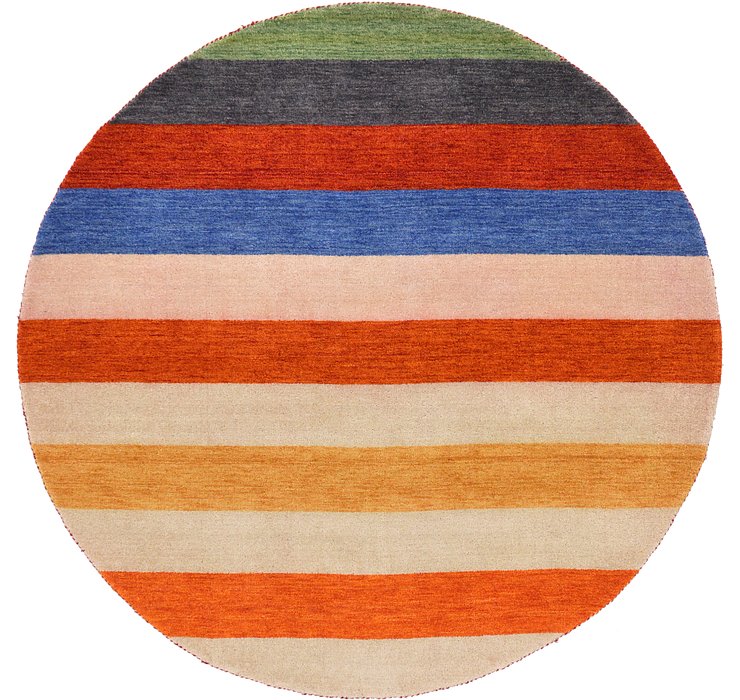 6' 4 x 6' 4 Indo Gabbeh Round Rug
