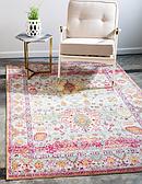 5' x 8' Aqua Rug thumbnail