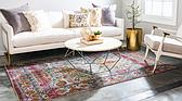 5' x 8' Aqua Rug thumbnail