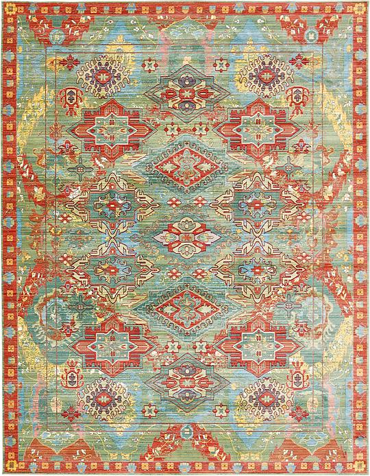 Green 9' x 12' Aqua Rug Area Rugs Rugs.ca