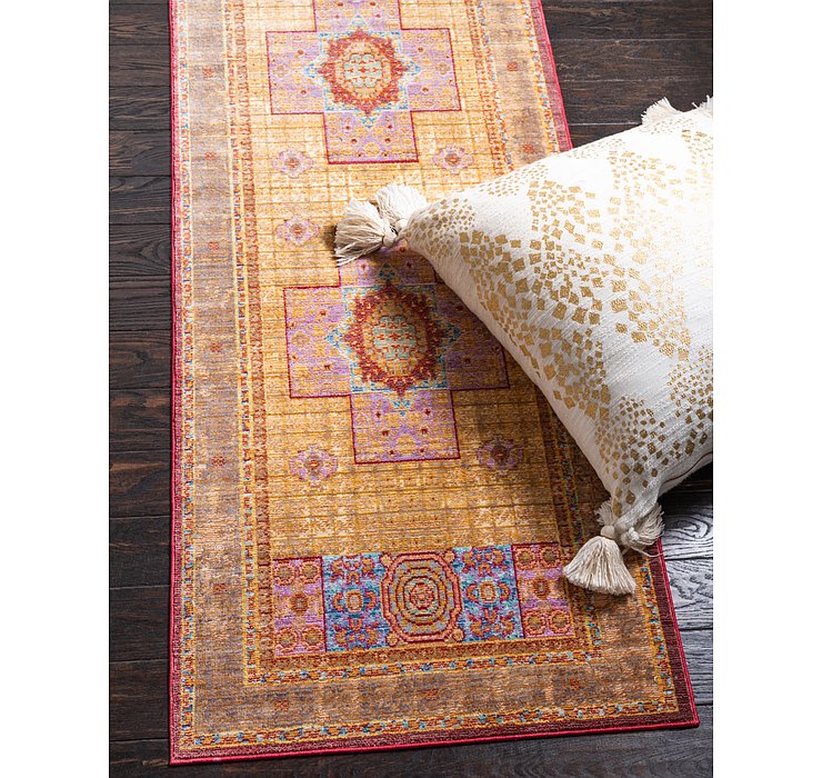 2' 7 x 9' 10 Aqua Runner Rug