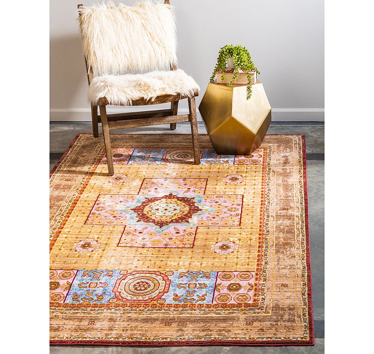 9' x 12' Aqua Rug
