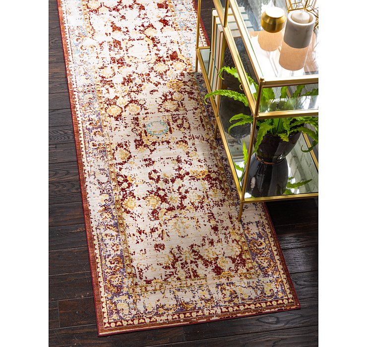 2' 7 x 9' 10 Aqua Runner Rug