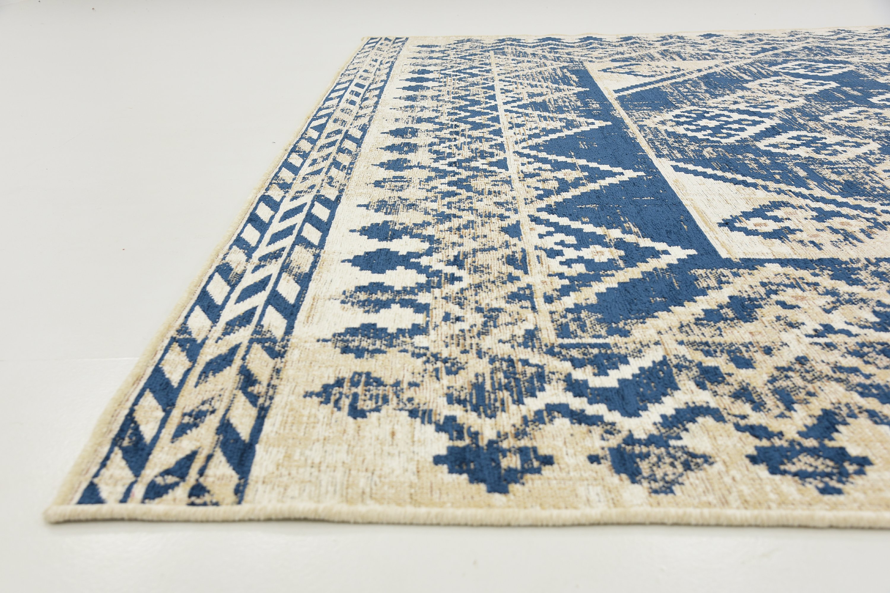 Navy Blue 9' 10 x 13' Nomad Rug Area Rugs eSaleRugs