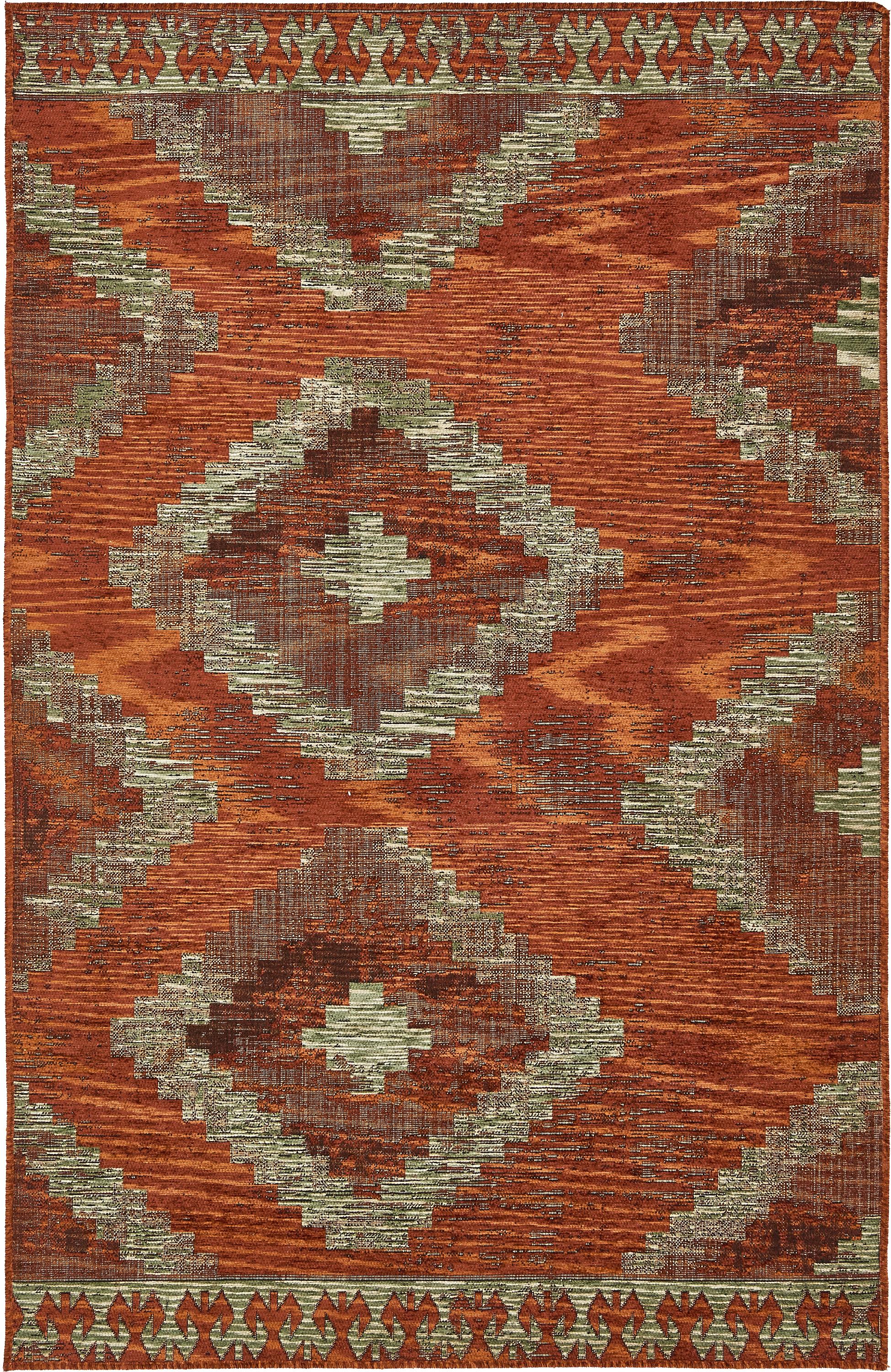 Terracotta 6' x 9' Nomad Rug eSaleRugs