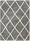 8' x 11' 2 Luxe Trellis Shag Rug thumbnail image 1