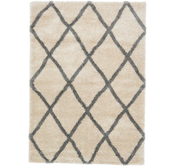 7' x 10' Luxe Trellis Shag Rug