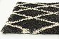Unique Loom 2' 7 x 10' Opulence Trellis Shag Runner Rug thumbnail image 13
