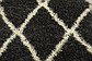Unique Loom 2' x 6' Opulence Trellis Shag Runner Rug thumbnail image 7