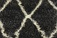 Unique Loom 2' 2 x 3' Opulence Trellis Shag Rug thumbnail image 3