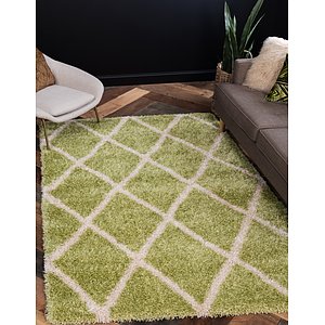 Unique Loom 2' 2 x 3' Opulence Trellis Shag Rug