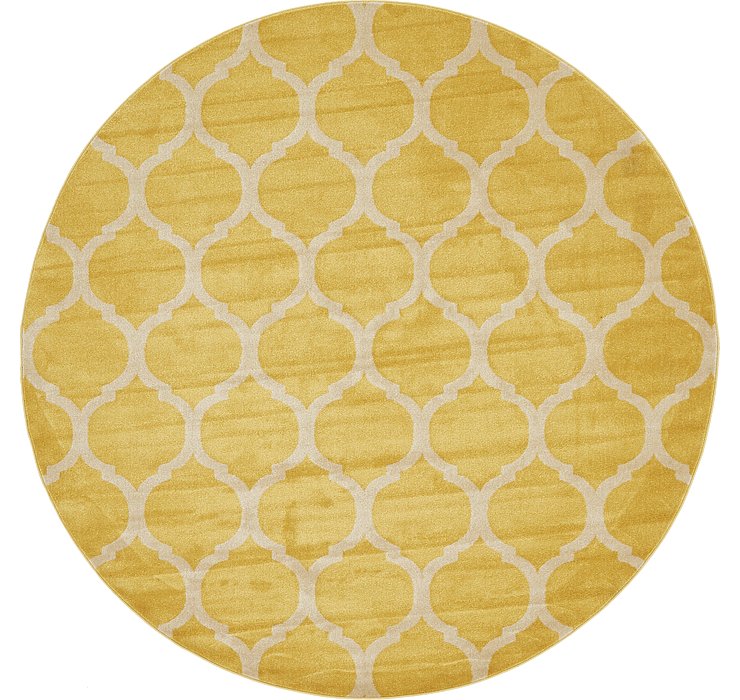 8' x 8' Trellis Round Rug