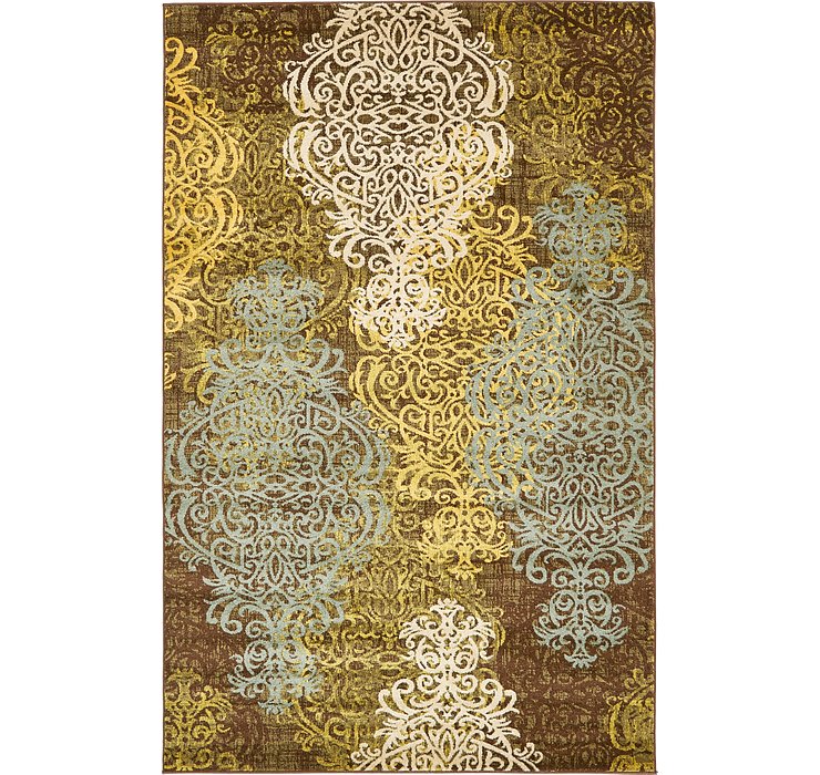 5' x 8' Damask Rug