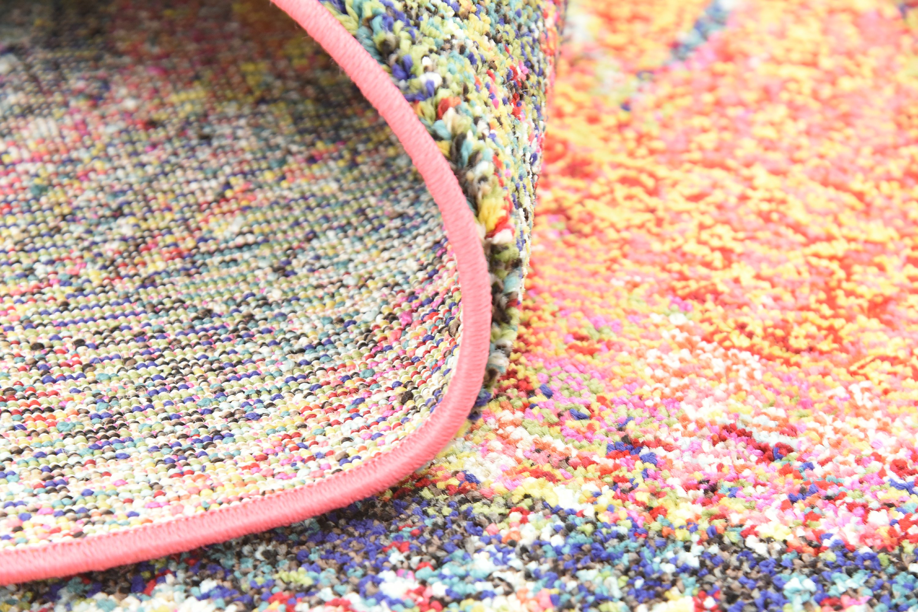 Peach 7' x 10' Fresco Rug Area Rugs eSaleRugs