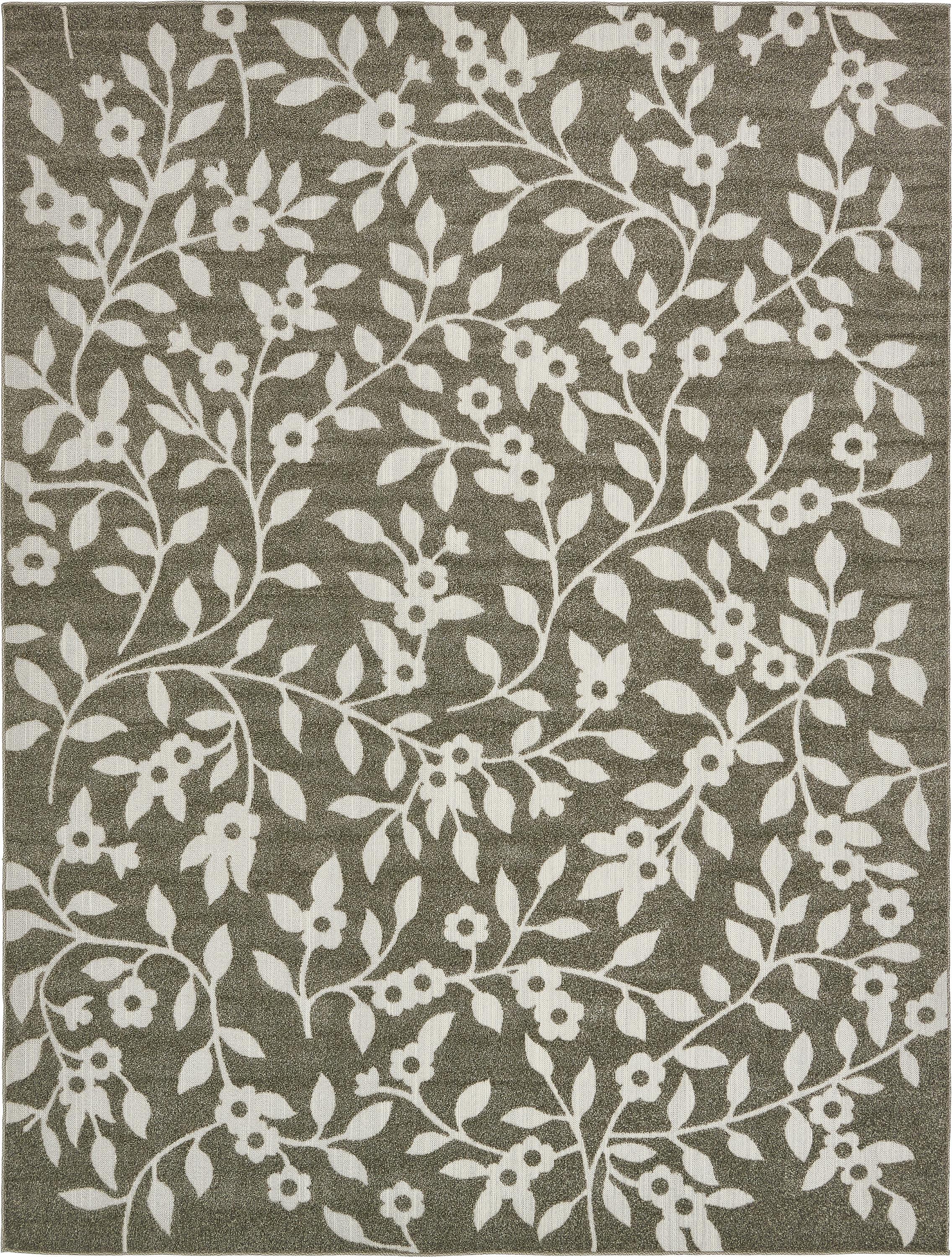 Brown 9' x 12' Transitional Indoor/Outdoor Rug eSaleRugs