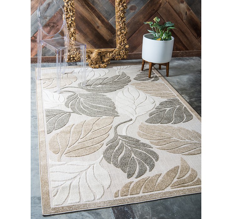 8' x 10' Outdoor Botanical Rug