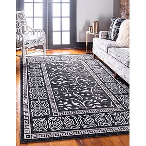 Unique Loom 5' x 8' Outdoor Botanical Rug