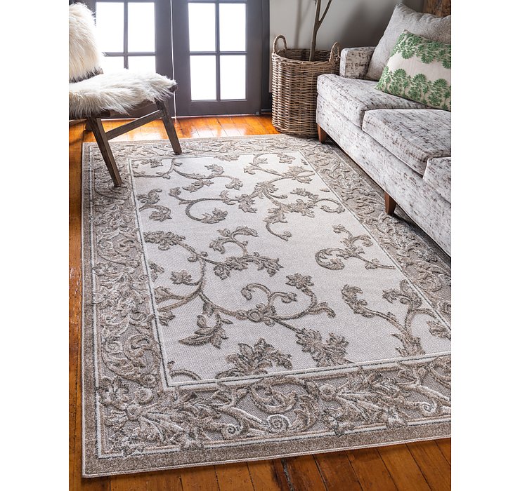 8' x 10' Outdoor Botanical Rug