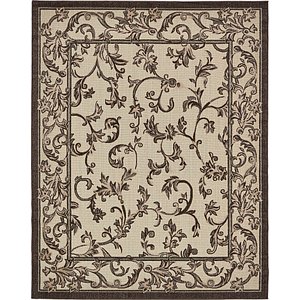 Unique Loom 8' x 10' Outdoor Botanical Rug
