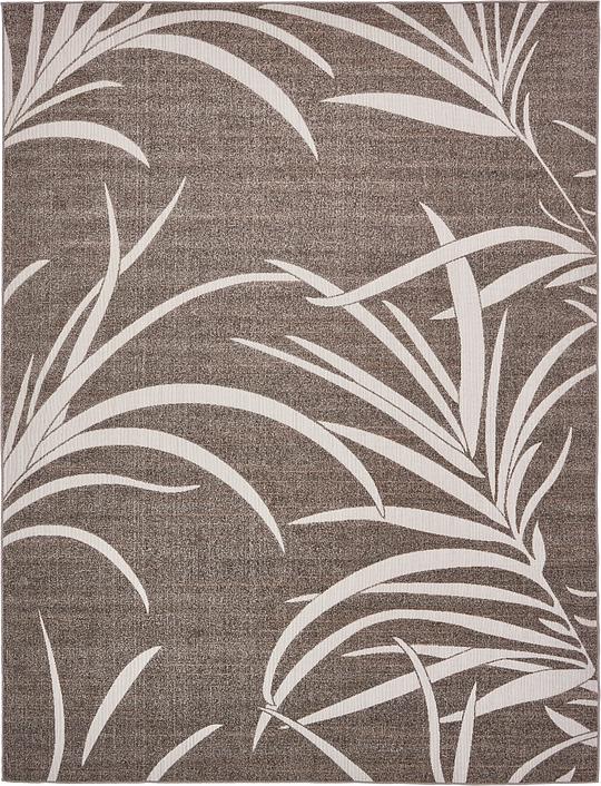 Brown 9' x 12' Transitional Indoor/Outdoor Rug Area Rugs eSaleRugs