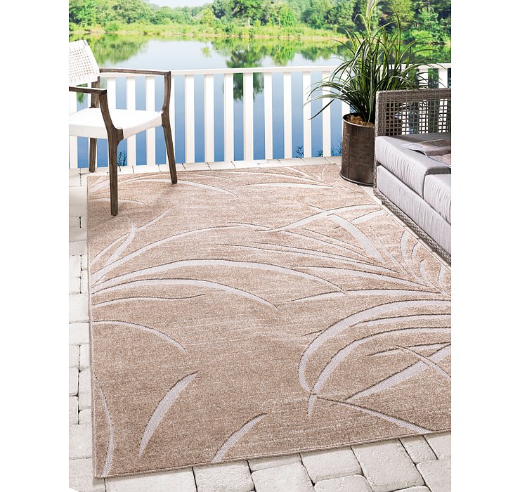 7' x 10' Outdoor Botanical Rug