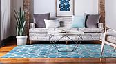 9' x 12' Outdoor Trellis Rug thumbnail