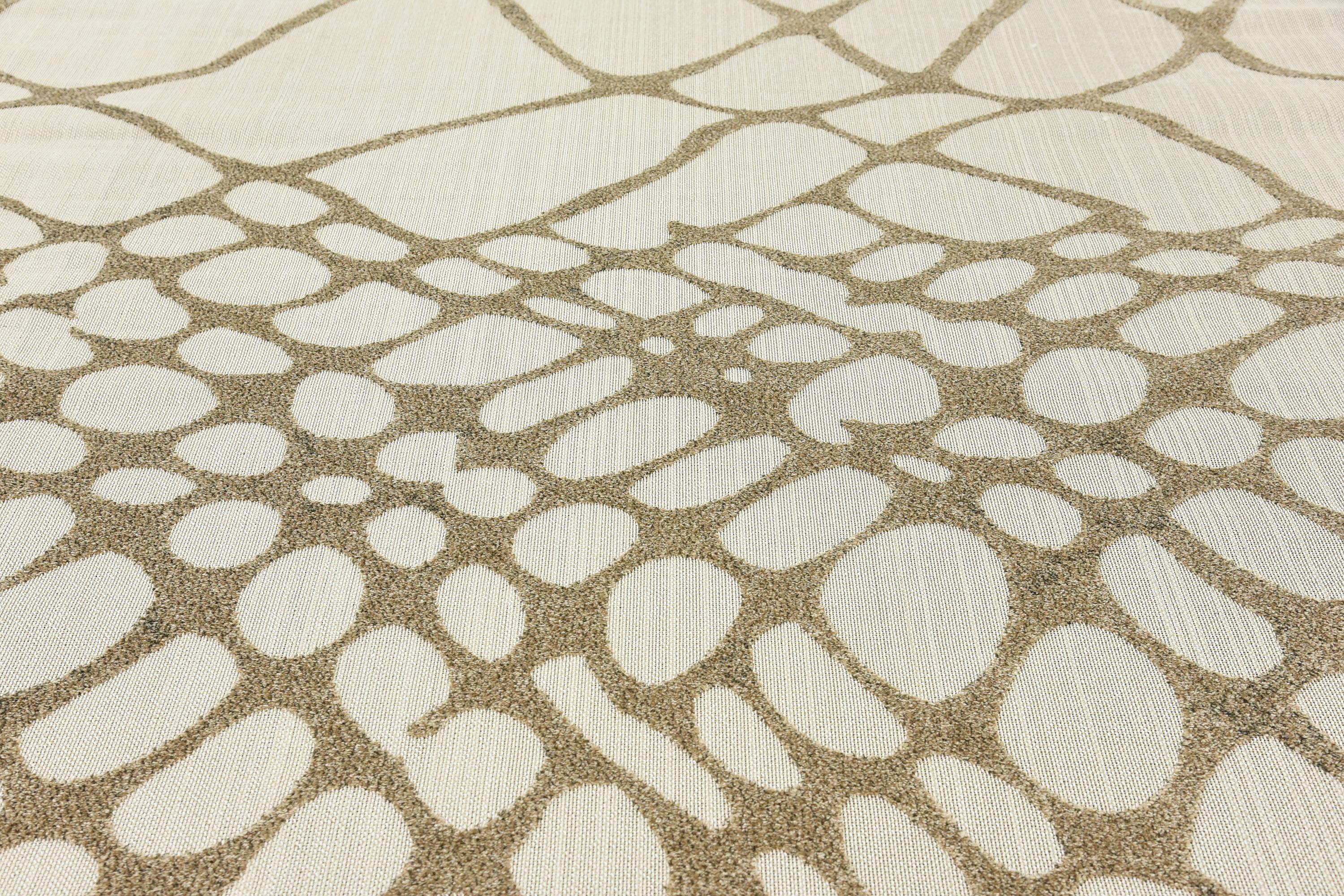 Cream 8' x 10' Outdoor Modern Rug eSaleRugs