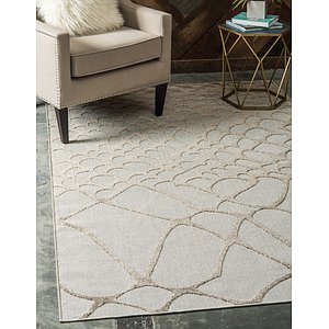 Unique Loom 4' x 6' Outdoor Modern Rug