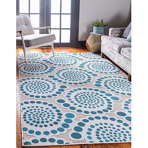 Unique Loom 8' x 10' Outdoor Modern Rug