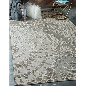 Unique Loom 4' x 6' Outdoor Modern Rug