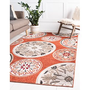 8' x 10' Outdoor Modern Rug