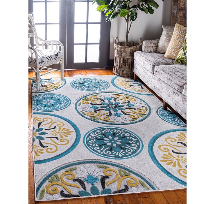 4' x 6' Outdoor Modern Rug