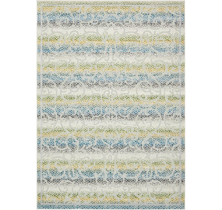 7' x 10' Outdoor Botanical Rug