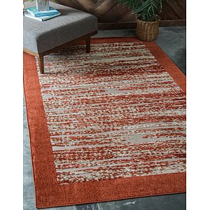 Unique Loom 6' x 9' Outdoor Modern Rug