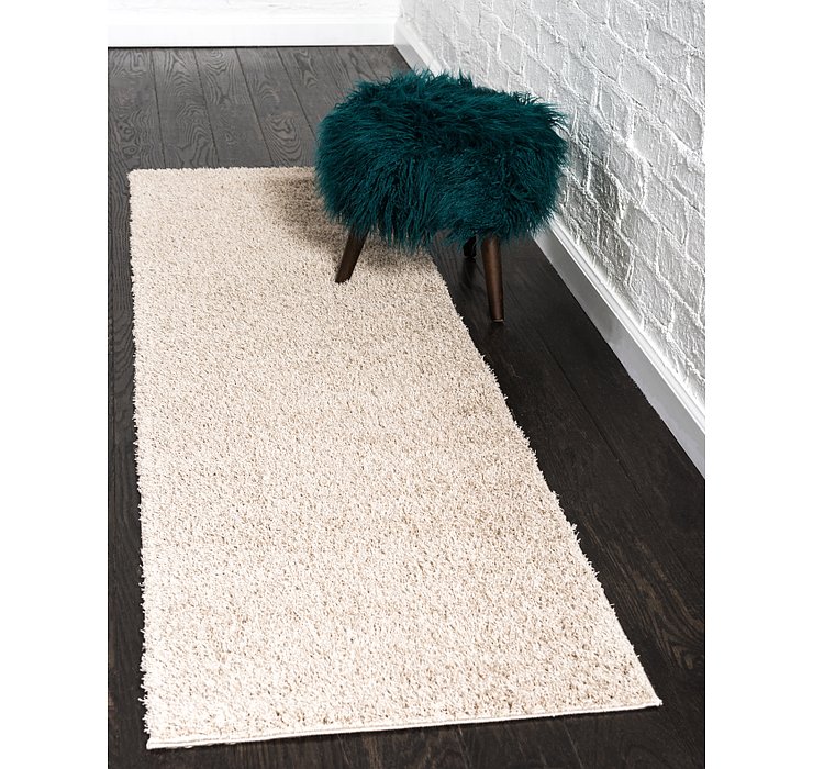 2' 7 x 10' Studio Solid Shag Runne...