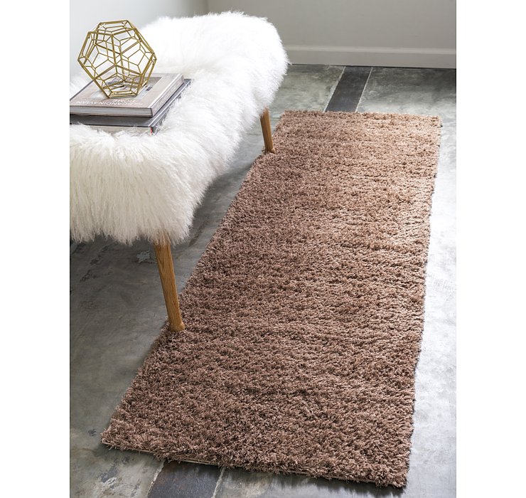 2' x 6' 7 Studio Solid Shag Runne...