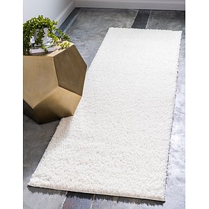 Unique Loom 2' x 6' 7 Studio Solid Shag Runne...