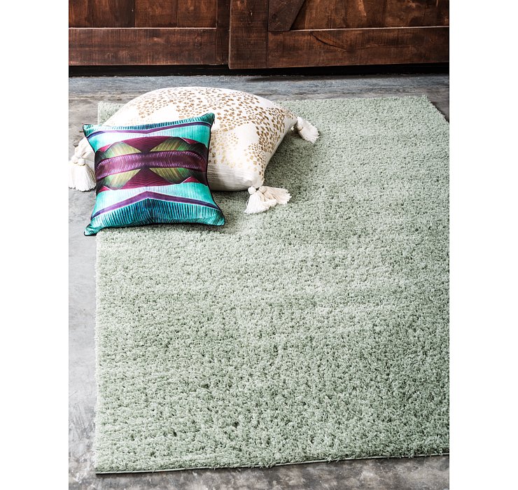 4' x 6' Solid Shag Rug
